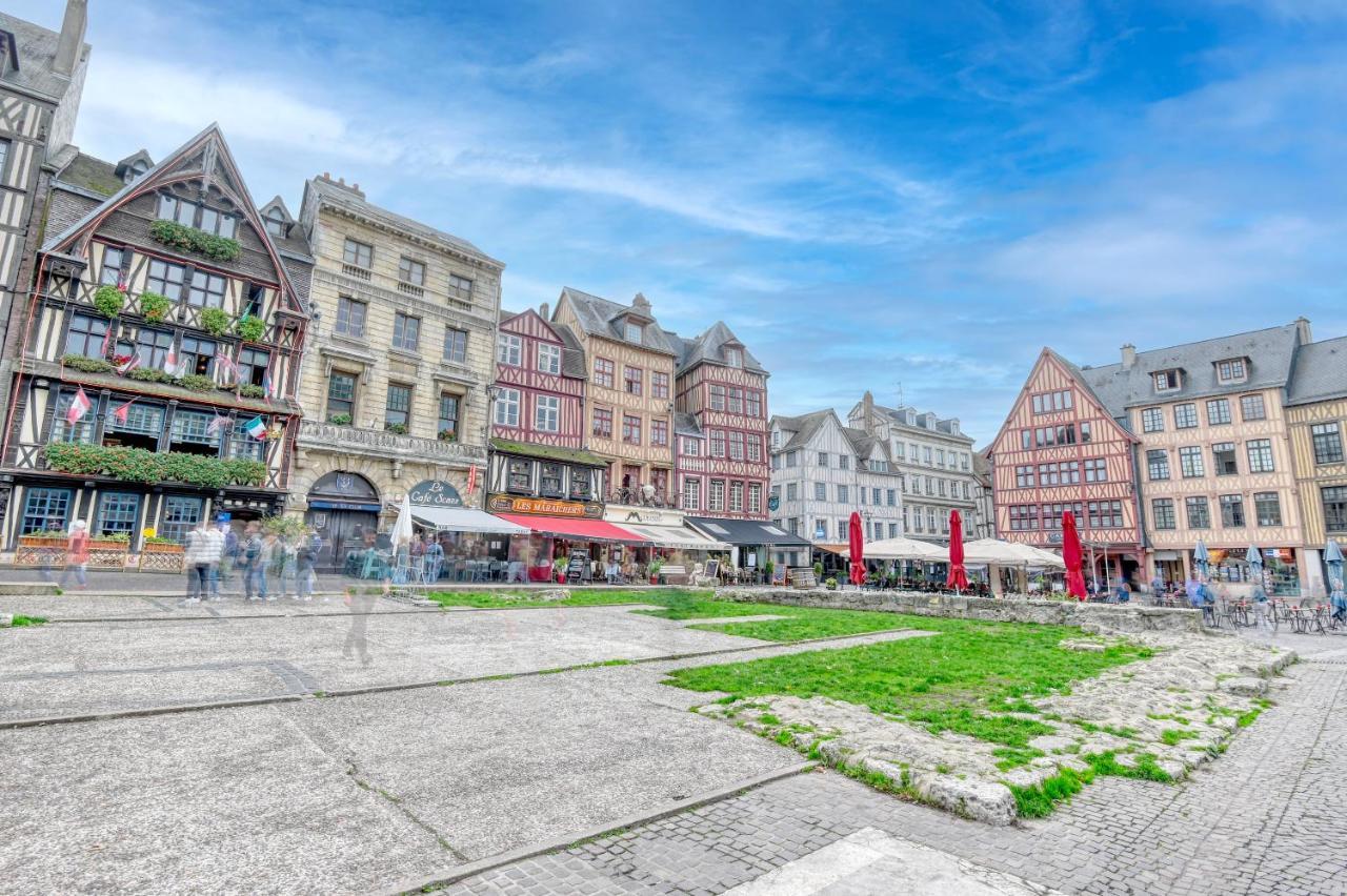 Glamour Chic En Hyper Centre Pour 4 - Wifi - Sauna Pour 2 - Mylittlestay Rouen Exterior photo